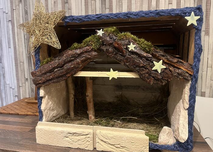 Grajewo ogłoszenia: Szopka ręcznie robiona możliwość z figurkami kupna wtedy inna...